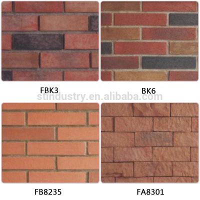 High temperature fireproof Artificial stone imitation brick tiles