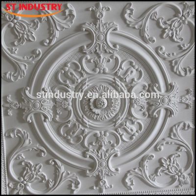 Construction decorative Materials glass fiber reinforce grg 3d wall panel