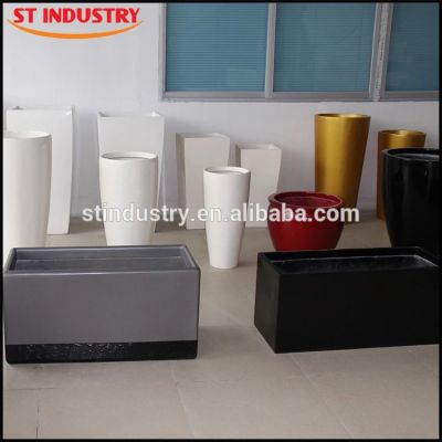 Hotel flower pot fiberglass grp